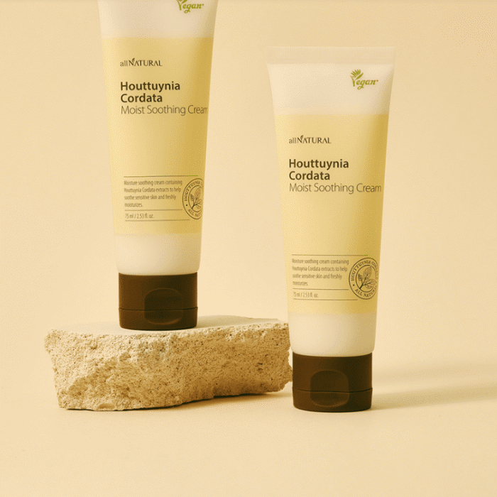 allNATURAL Houttuynia Cordata Moist Soothing Cream 75ml - EmpressKorea