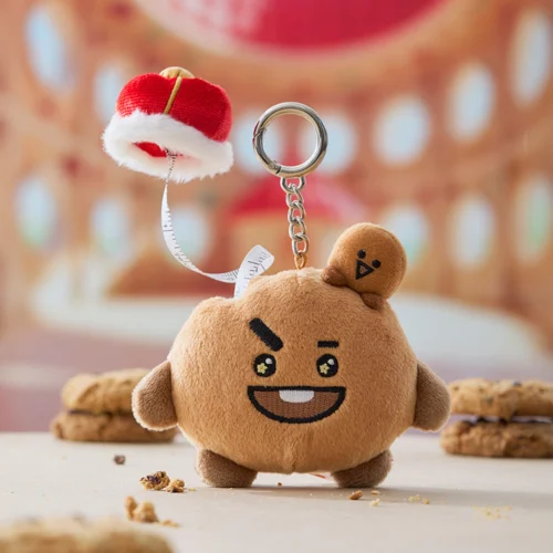 BT21 - SHOOKY THE KING DOLL TAPE MEASURE KEYRING