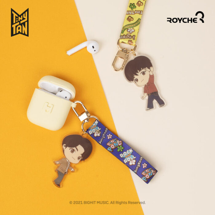 ROYCHE BTS TinyTAN Dynamite Acrylic Strap Keyring - Image 3