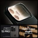 spigen iPhone 15 Pro Optik Armor MagFit - Abyss Green