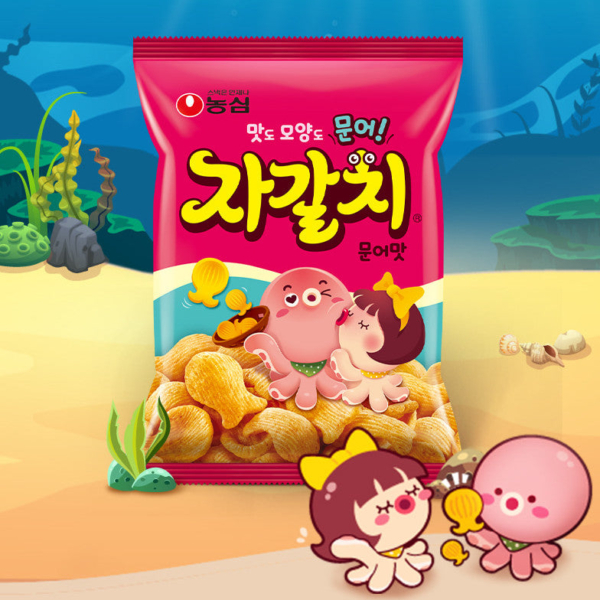 Nongshim Jagachi Snack(Octopus Flavored) 90g*3ea