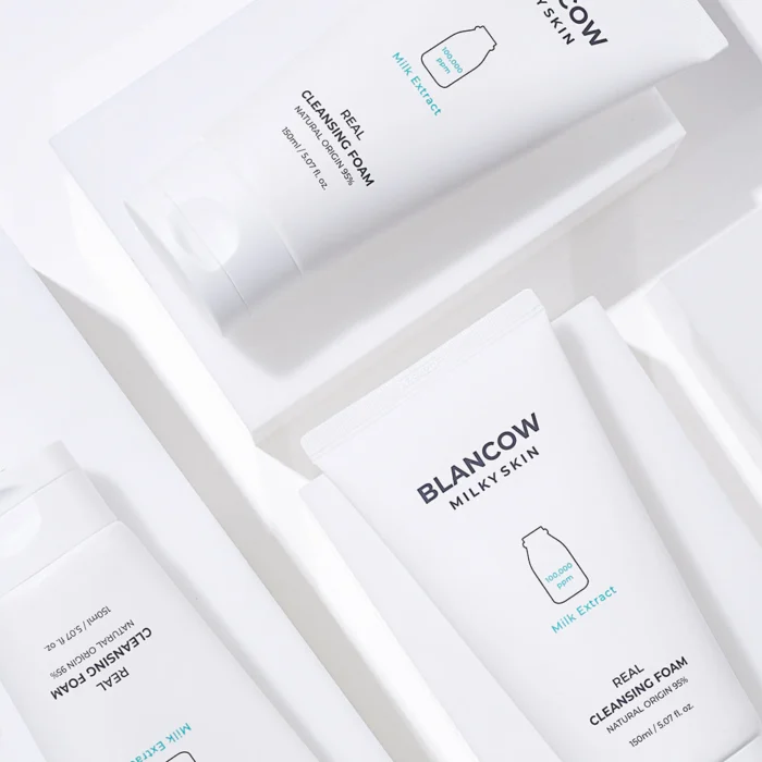 BLANCOW Milky Skin Real Cleansing Foam 150ml - Image 4
