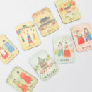 K-Heritage Eco-Friendly Paper Magnet 10-Piece Set