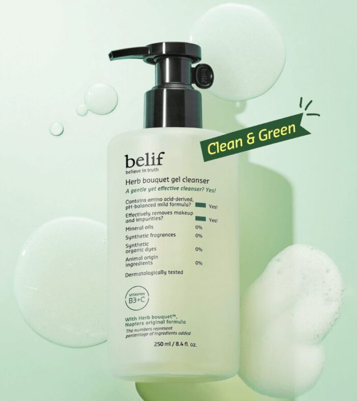 belif Herb Bouquet Gel Cleanser 250ml - EmpressKorea