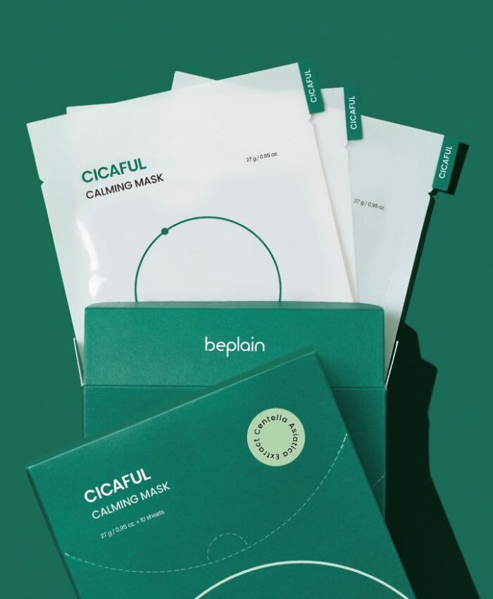 beplain Cicaful Calming Mask 27g*10ea - EmpressKorea
