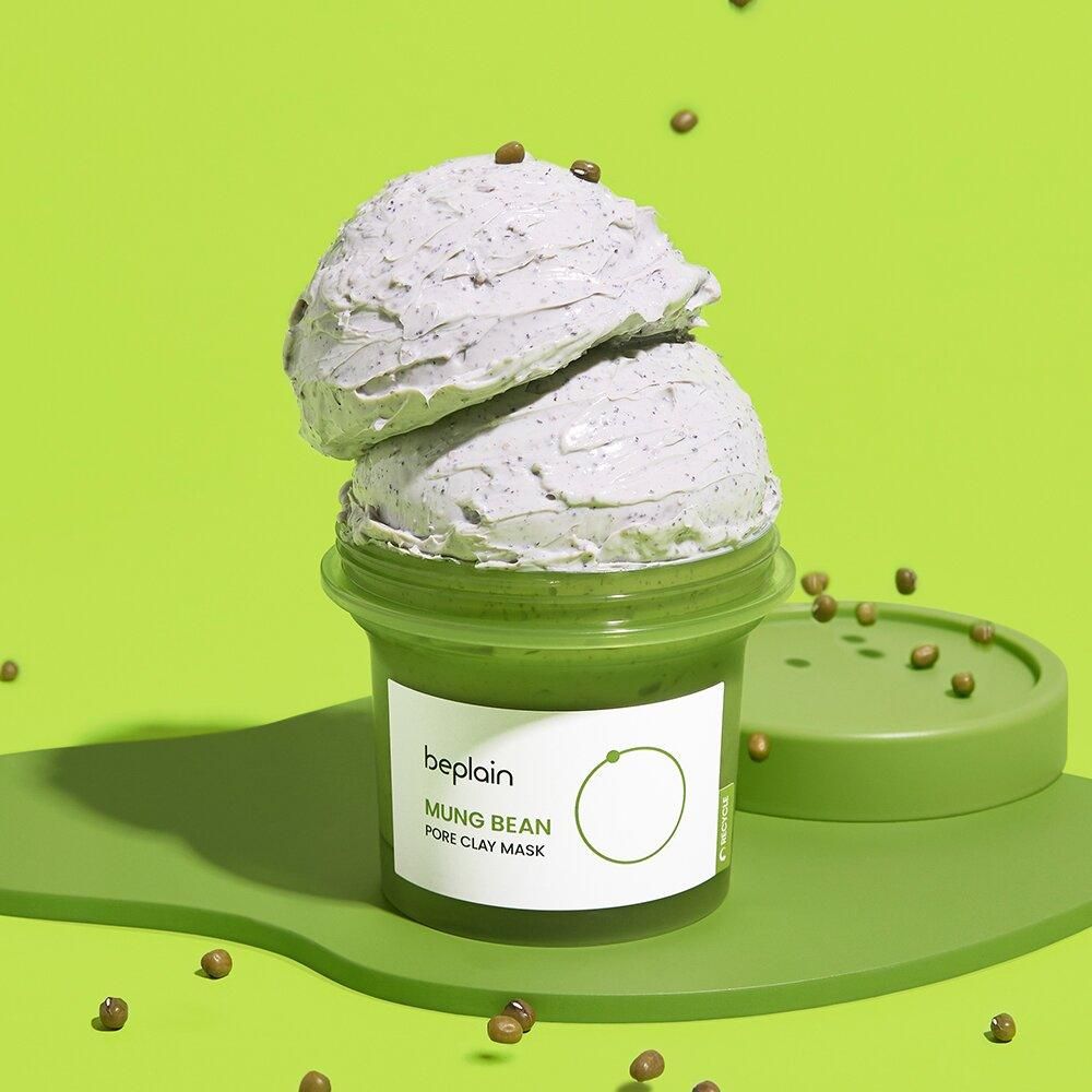 beplain Mung Bean Pore Clay Mask 120ml - EmpressKorea