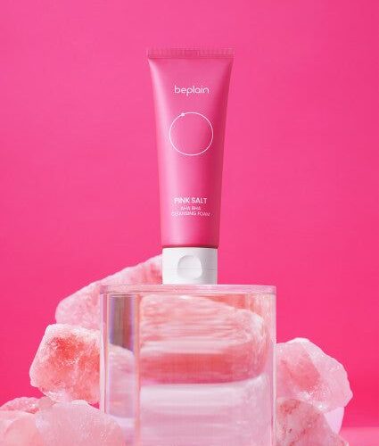 beplain Pink Salt AHA BHA Cleansing Foam 120ml - EmpressKorea
