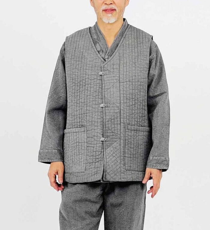 Baekjebong Hanbok Jacket+Pants+Vest - Image 9
