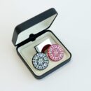 K-Heritage Mother-of-Pearl Ball Marker Money Clip Set