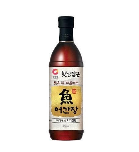 chungjungone Fish Soy Sauce 1ea, 830ml - EmpressKorea