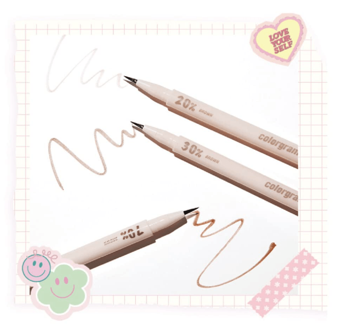 colorgram Shade Re-Forming Brush Liner (3 Colors) 0.5g - EmpressKorea