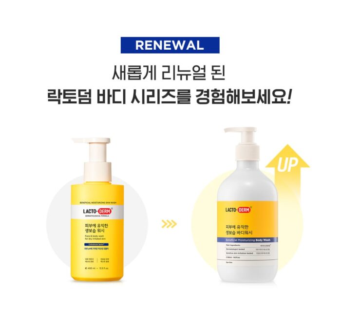 LACTO DERM Beneficial Moisturizing Body Wash 400ml - Image 4