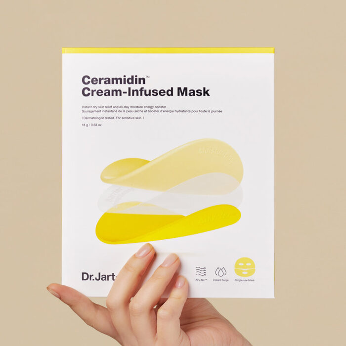 Dr.Jart+ Ceramidin™ Cream-Infused Mask 18 g x 5 Sheets - Image 3