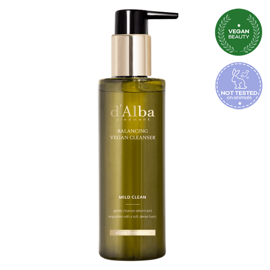 d'Alba Mild Skin Balancing Vegan Cleanser 200ml - EmpressKorea
