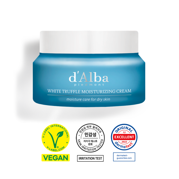 d'Alba White Truffle Moisturizing Cream 50g - EmpressKorea