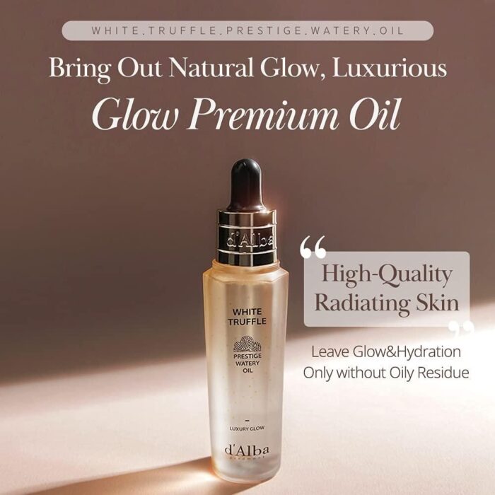 d'Alba White Truffle Prestige Watery Oil 30ml - EmpressKorea
