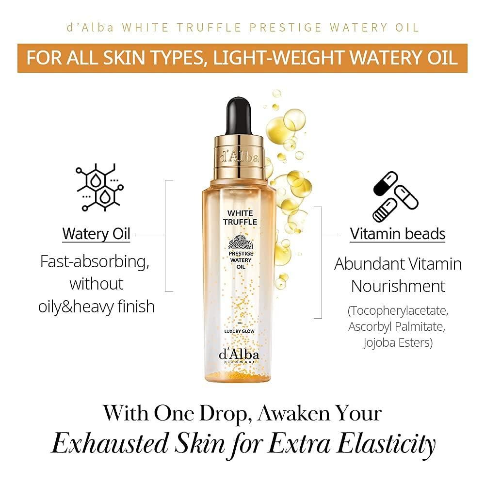 d'Alba White Truffle Prestige Watery Oil 30ml - EmpressKorea