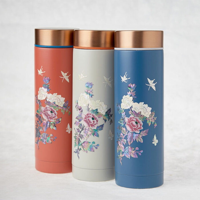 K-Heritage Mother-of-Pearl Color Tumbler-Peony Blossom
