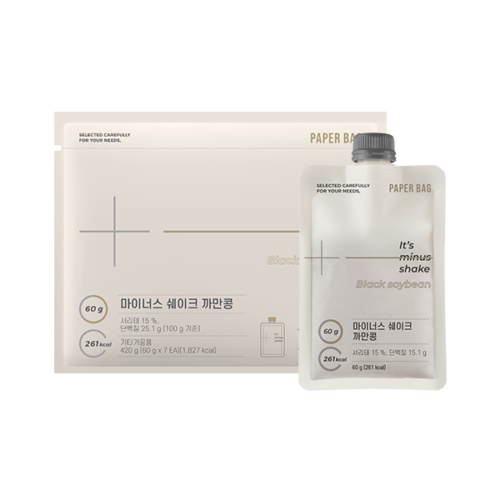 PAPER BAG It's Minus Shake Black Soybean 420g