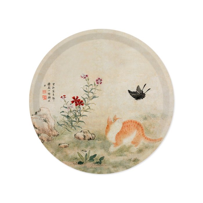 K-Heritage Korean Painting Round Tray - Image 4