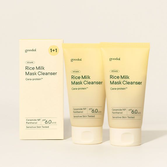 goodal Vegan Rice Milk Pack Cleanser 150ml*2ea - EmpressKorea