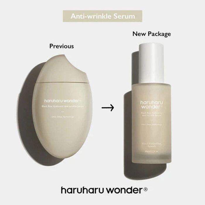 haruharu wonder Black Rice Hyaluronic Anti-Wrinkle Serum 50ml - EmpressKorea