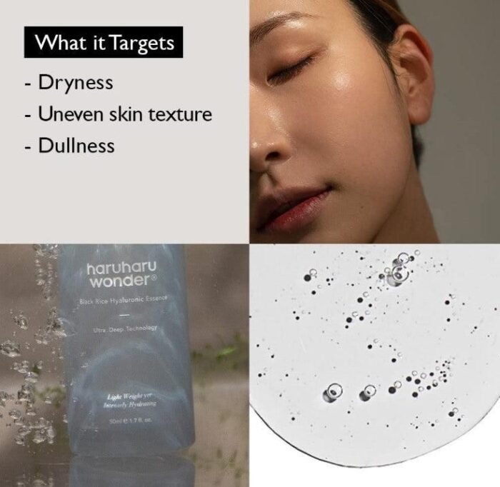 haruharu wonder Black Rice Hyaluronic Essence 50ml - EmpressKorea