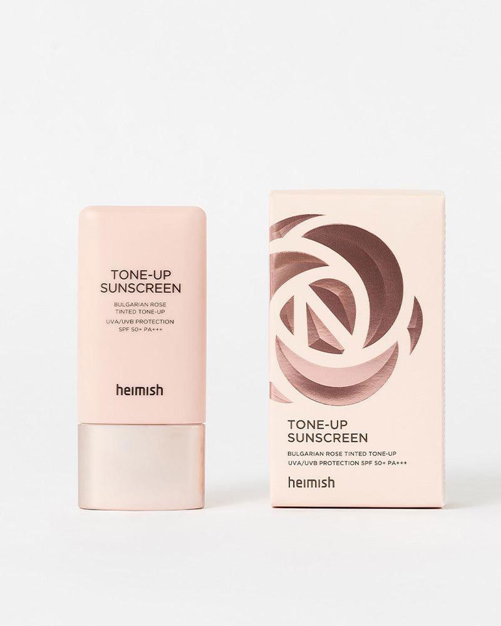 heimish Bulgarian Rose Tinted Tone-up Sunscreen SPF50+ PA+++ 30ml - EmpressKorea