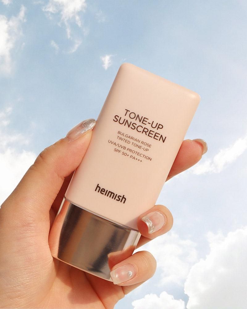 heimish Bulgarian Rose Tinted Tone-up Sunscreen SPF50+ PA+++ 30ml - EmpressKorea