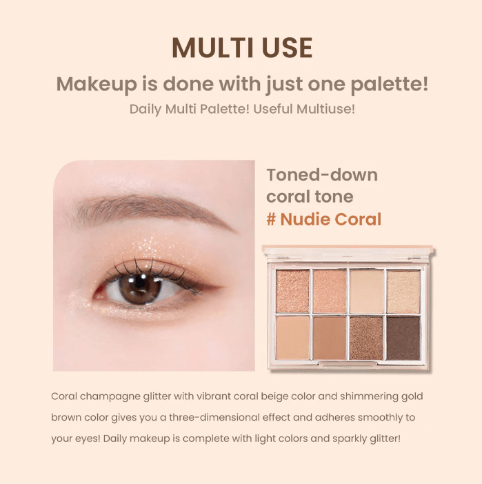 heimish Dailism Smudge Eye Palette (2 Colors) 14g - EmpressKorea