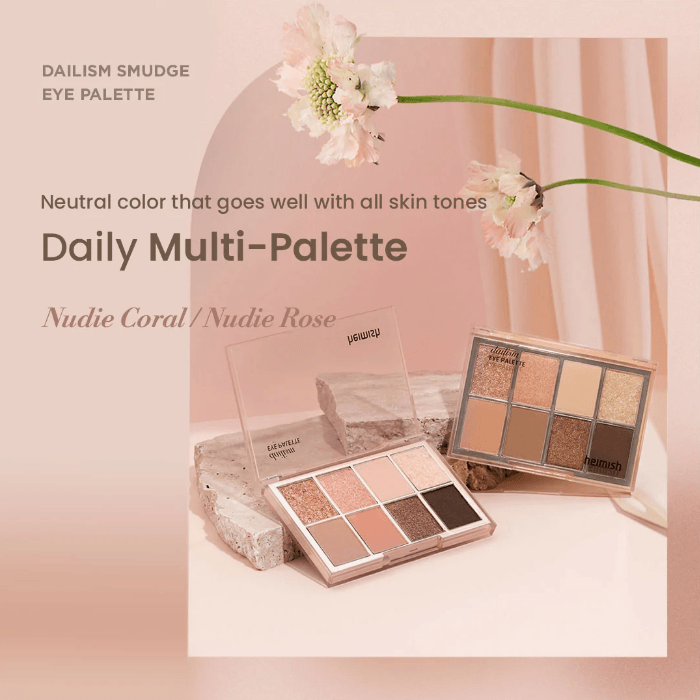 heimish Dailism Smudge Eye Palette (2 Colors) 14g - EmpressKorea