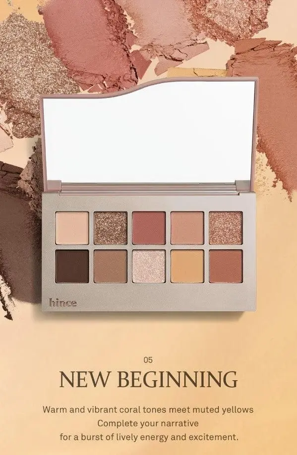 hince New Depth Eyeshadow Palette (6 Colors) - EmpressKorea