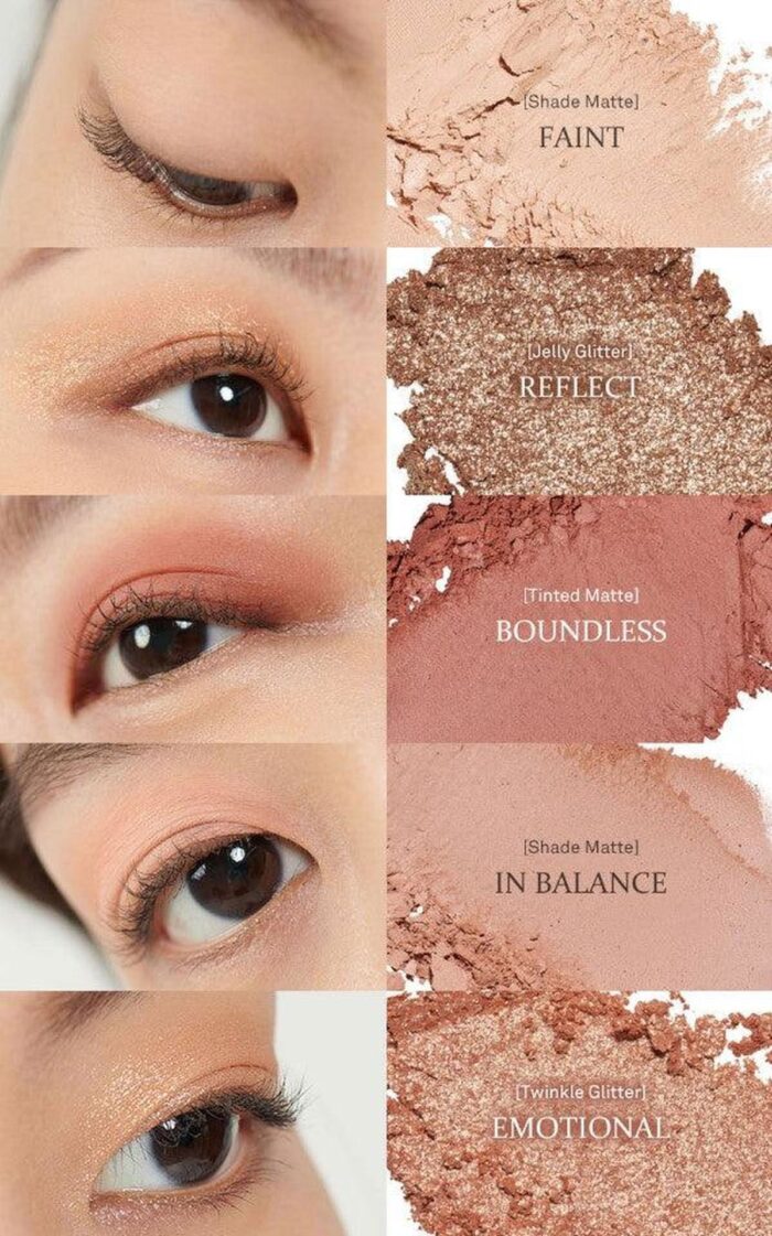 hince New Depth Eyeshadow Palette (6 Colors) - EmpressKorea