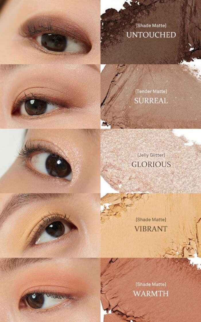 hince New Depth Eyeshadow Palette (6 Colors) - EmpressKorea