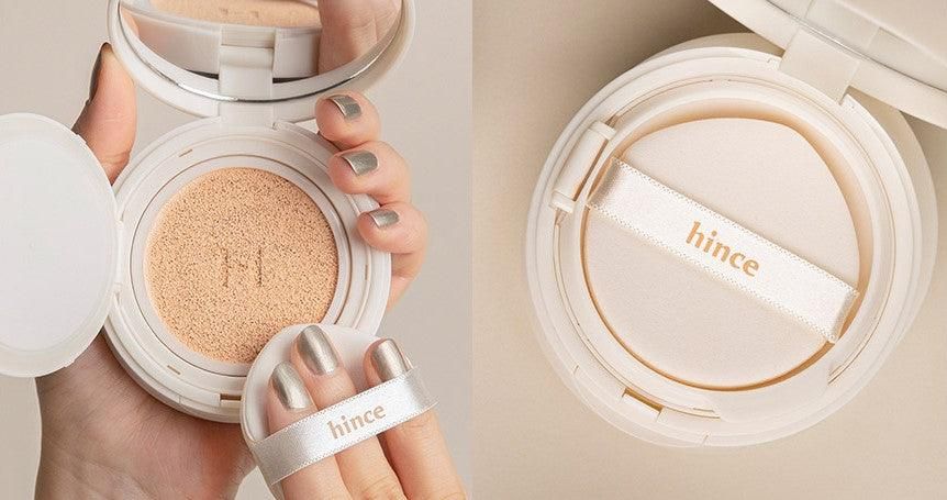 hince Second Skin Glow Cushion SPF 50+ PA++++ (4 Colors) 12g - EmpressKorea
