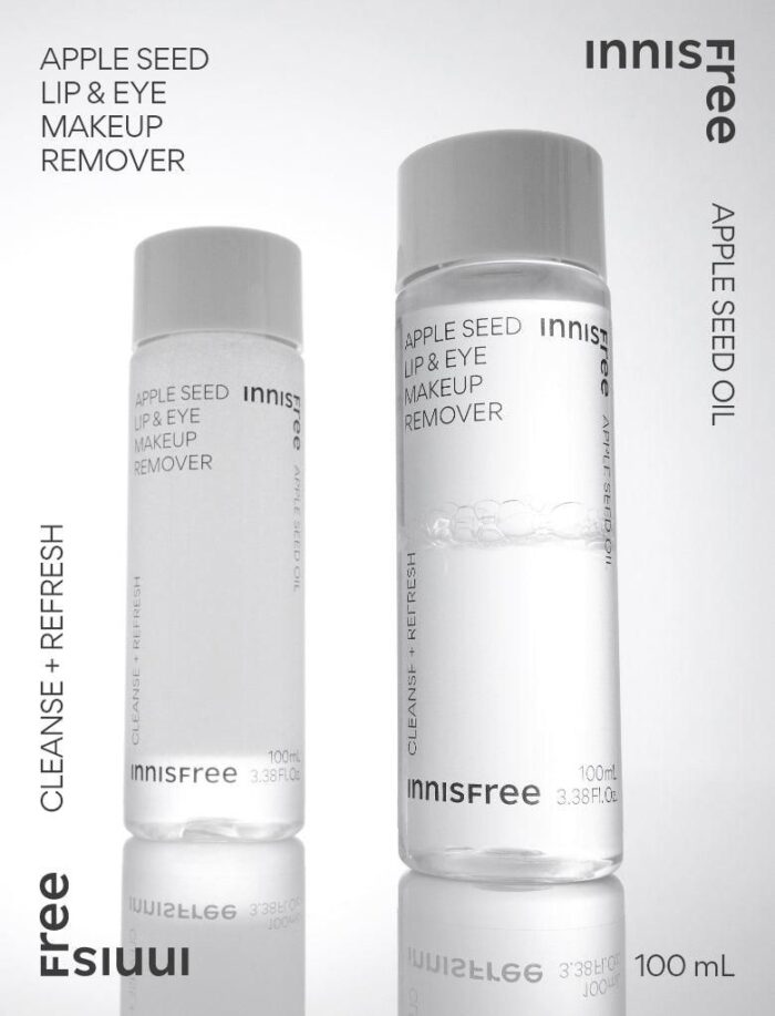 innisfree Apple Seed Lip & Eye Makeup Remover 100ml - EmpressKorea