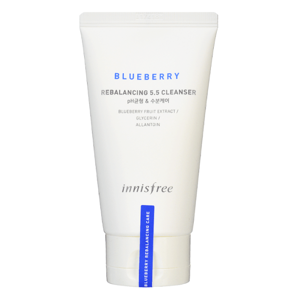 innisfree BLUEBERRY REBALANCING 5.5 CLEANSER 100ml - EmpressKorea