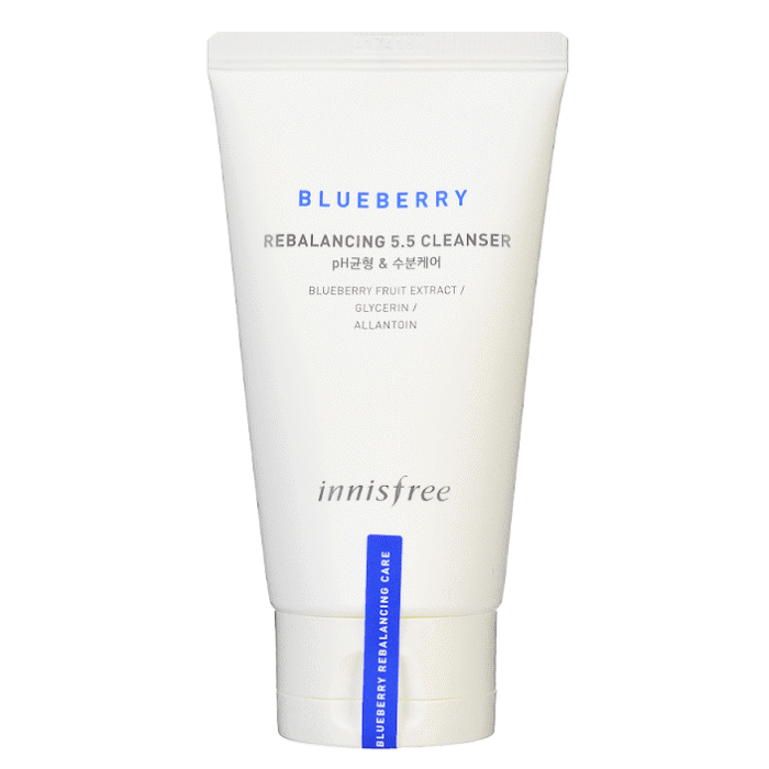 innisfree BLUEBERRY REBALANCING 5.5 CLEANSER 100ml - EmpressKorea