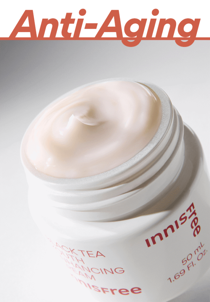 innisfree Black Tea Youth Enhancing Cream 50ml - EmpressKorea
