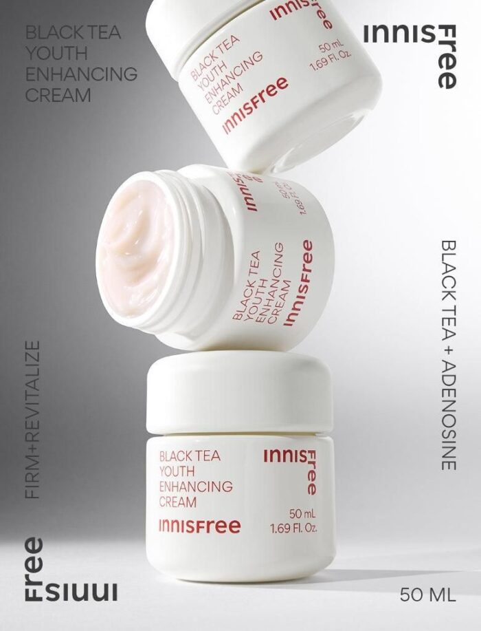 innisfree Black Tea Youth Enhancing Cream 50ml - EmpressKorea