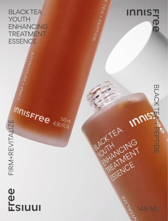 innisfree Black Tea Youth Enhancing Treatment Essence 145ml - EmpressKorea