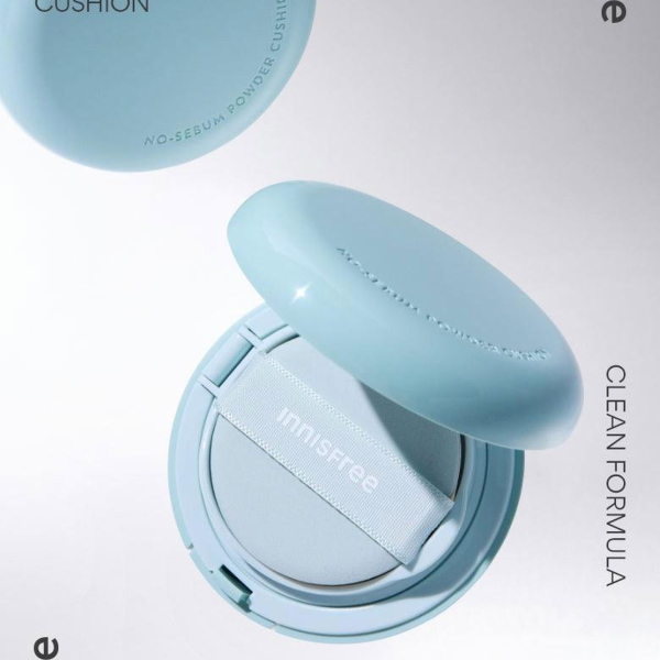 innisfree No Sebum Powder Cushion 14g - EmpressKorea
