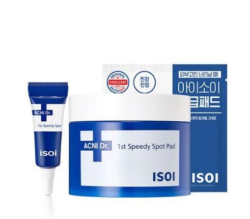 isoi Acne Doctor 1st Speedy Spot Pad 110g 60p + Emergency Spot 2ml + Emergency Pad Set - EmpressKorea