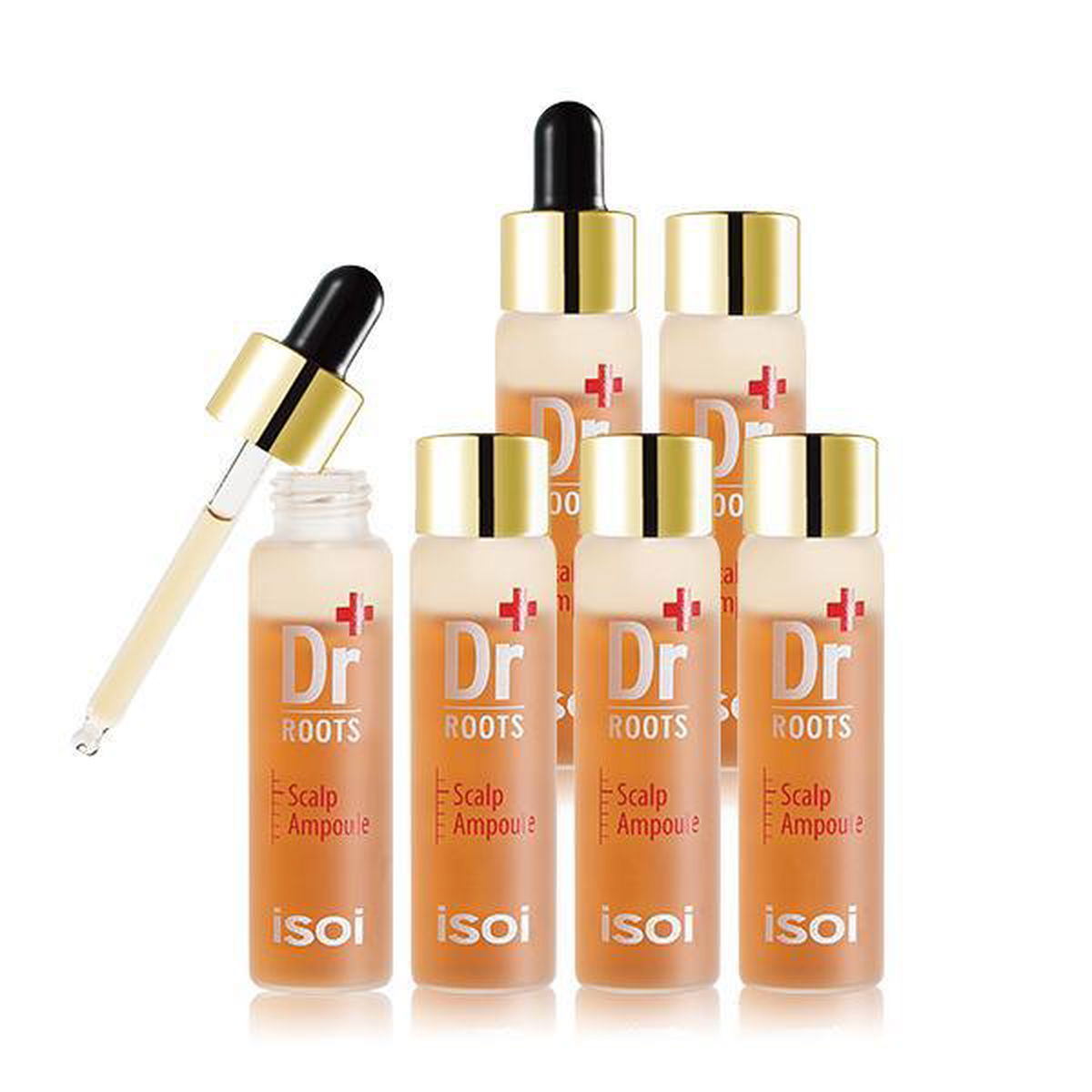 isoi Dr. Roots Scalp Ampoule 9ml each x 6pcs - EmpressKorea