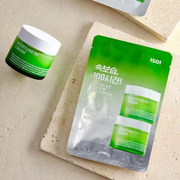 isoi Moisture Dr. Cream Mask Sheet 22ml*10EA - EmpressKorea