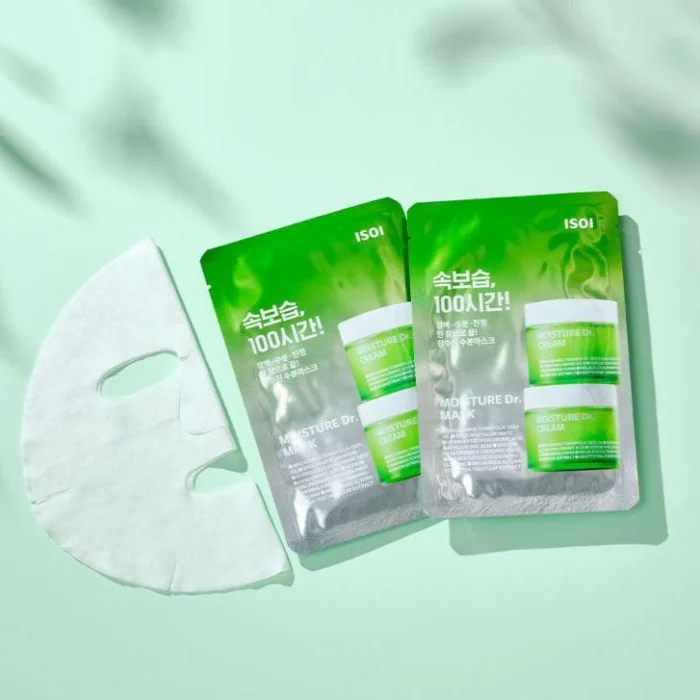 isoi Moisture Dr. Cream Mask Sheet 22ml*10EA - EmpressKorea