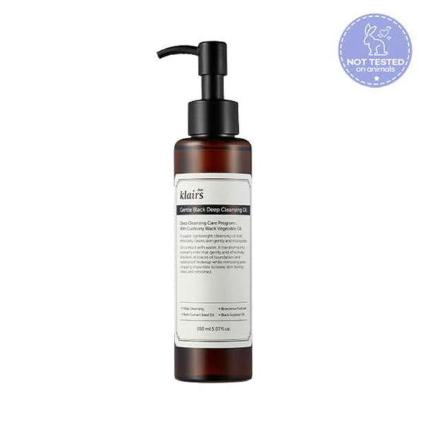klairs Gentle Black Deep Cleansing Oil 150ml - EmpressKorea
