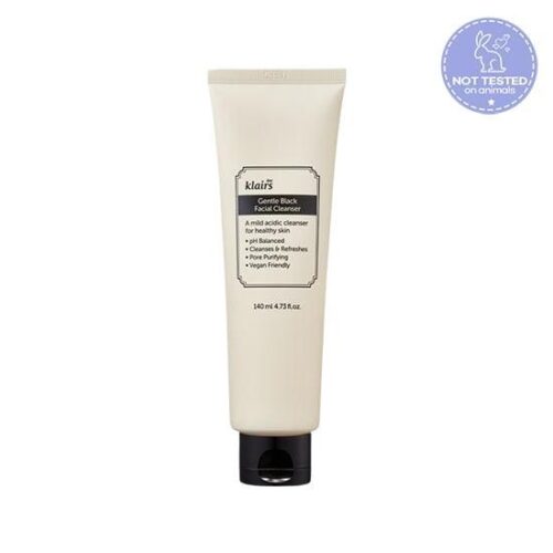 klairs Gentle Black Facial Cleanser 140ml - EmpressKorea