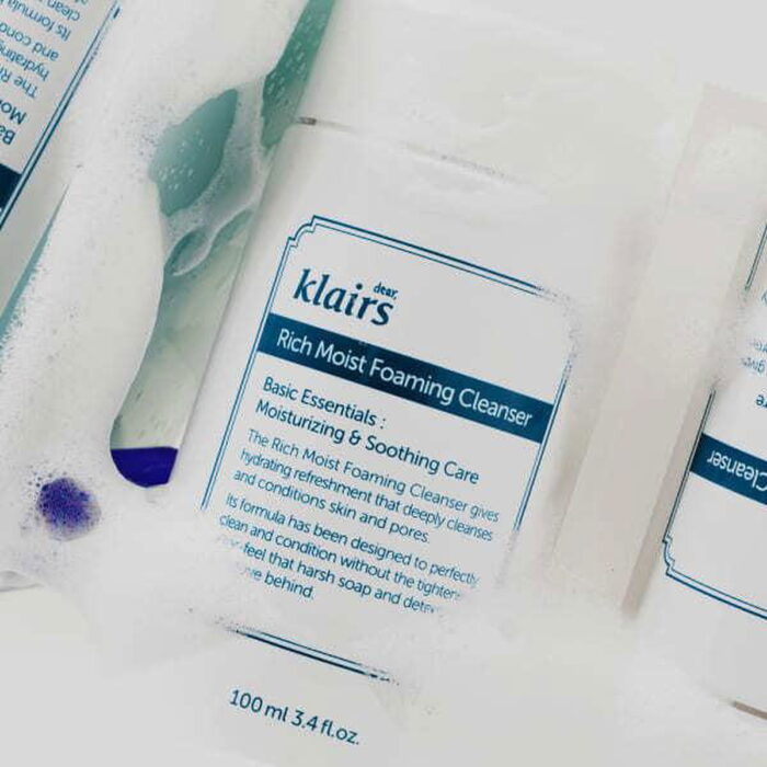 klairs Rich Moist Foaming Cleanser 100ml - EmpressKorea