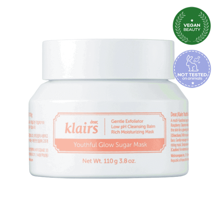 klairs Youthful Glow Sugar Mask 110g - EmpressKorea